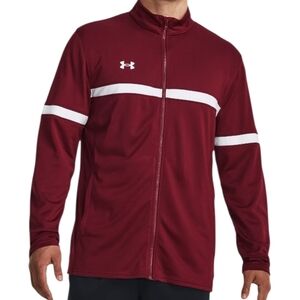 Under Armour Knit Warm Up Team Zip Jacket Cardinal Red Plus Size 4XL NWT